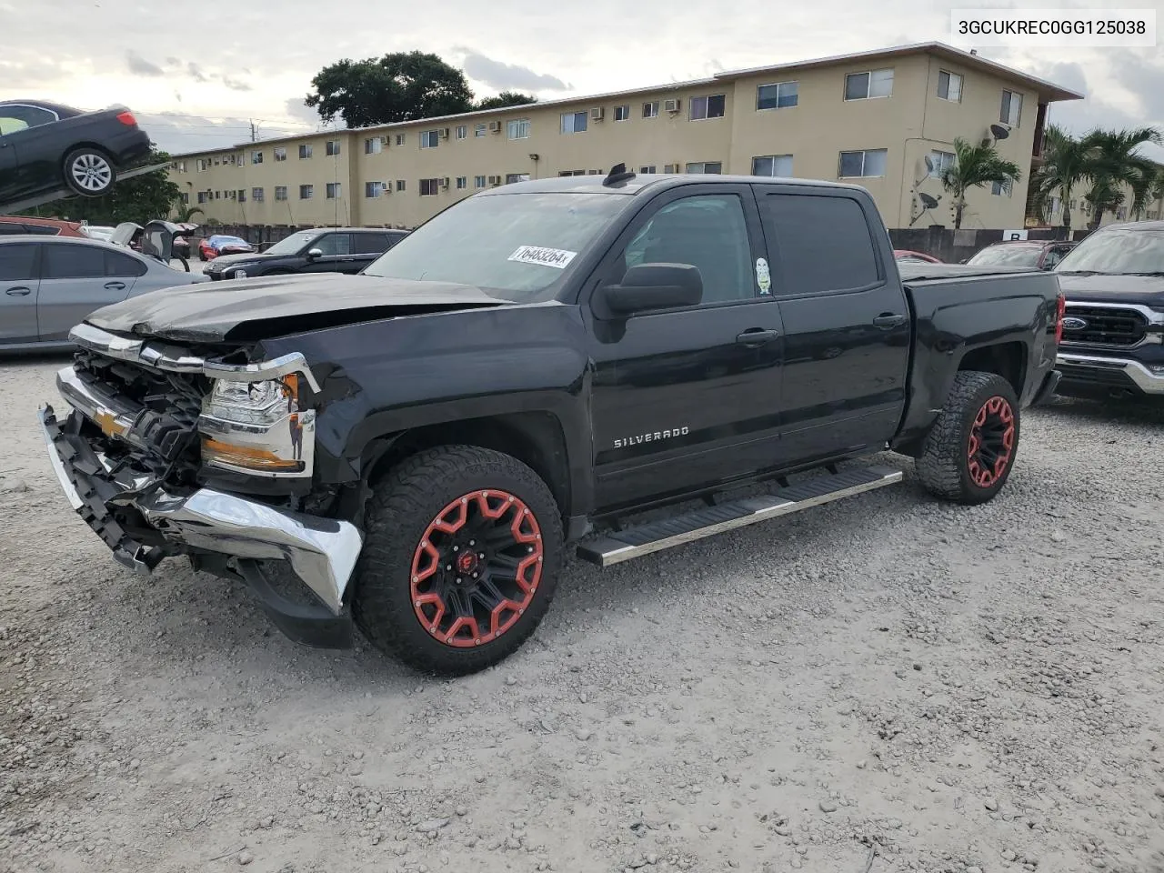 2016 Chevrolet Silverado K1500 Lt VIN: 3GCUKREC0GG125038 Lot: 76483264