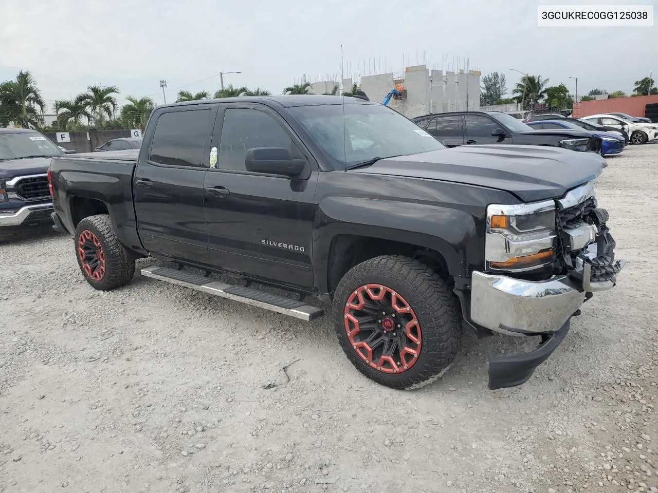 2016 Chevrolet Silverado K1500 Lt VIN: 3GCUKREC0GG125038 Lot: 76483264