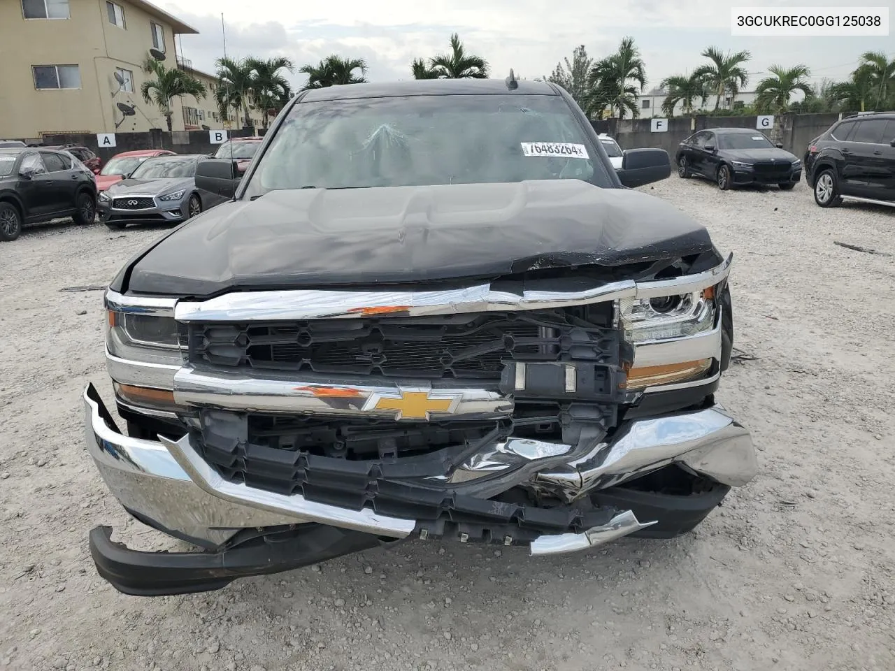 3GCUKREC0GG125038 2016 Chevrolet Silverado K1500 Lt