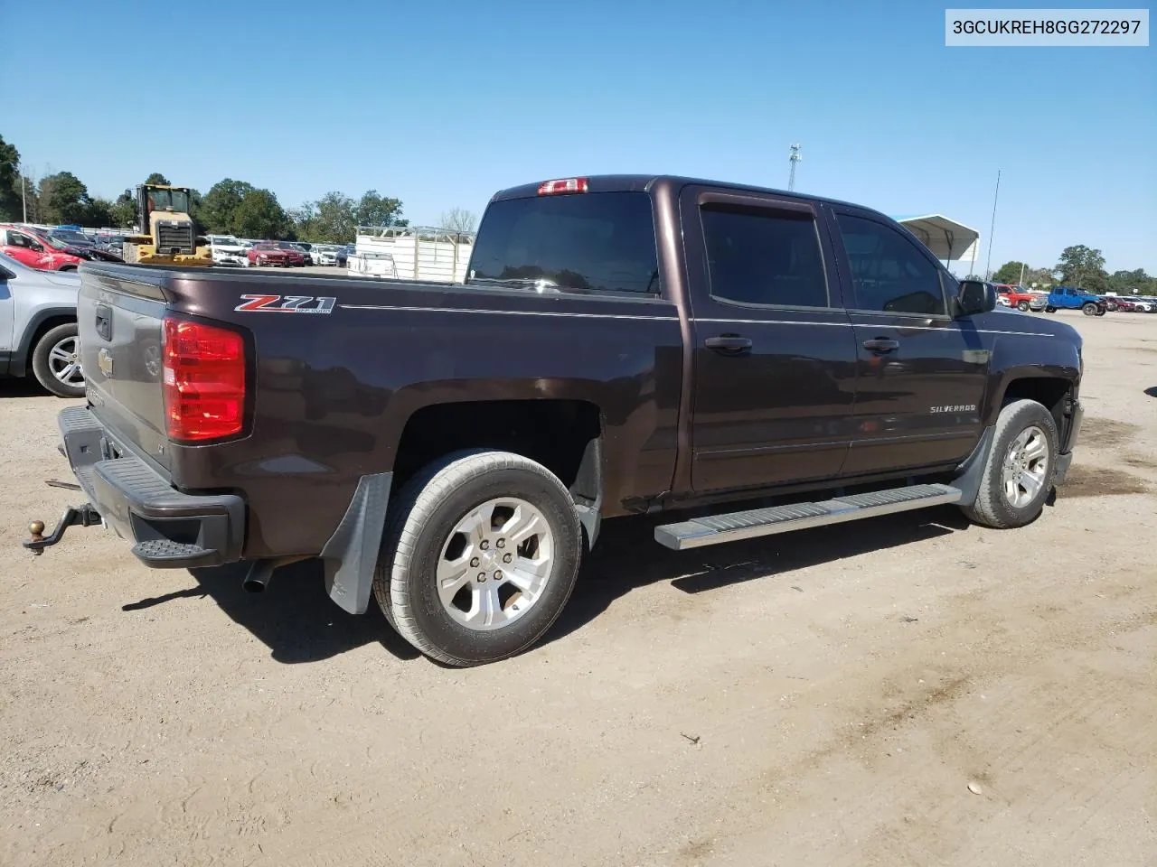 2016 Chevrolet Silverado K1500 Lt VIN: 3GCUKREH8GG272297 Lot: 76566054