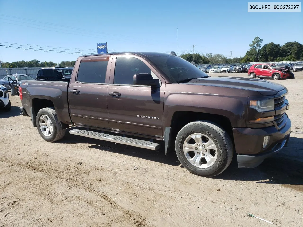 2016 Chevrolet Silverado K1500 Lt VIN: 3GCUKREH8GG272297 Lot: 76566054