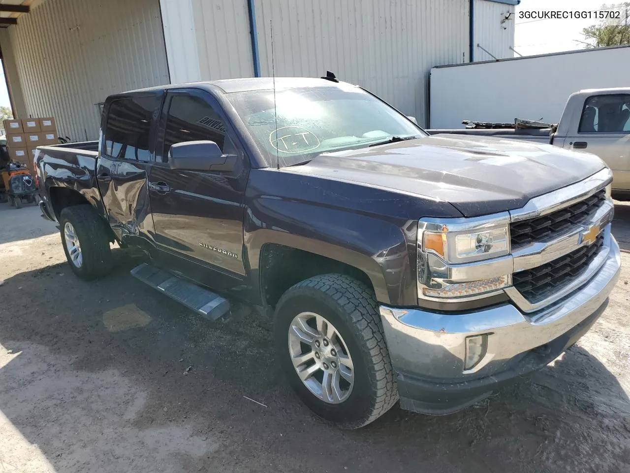 2016 Chevrolet Silverado K1500 Lt VIN: 3GCUKREC1GG115702 Lot: 76586894