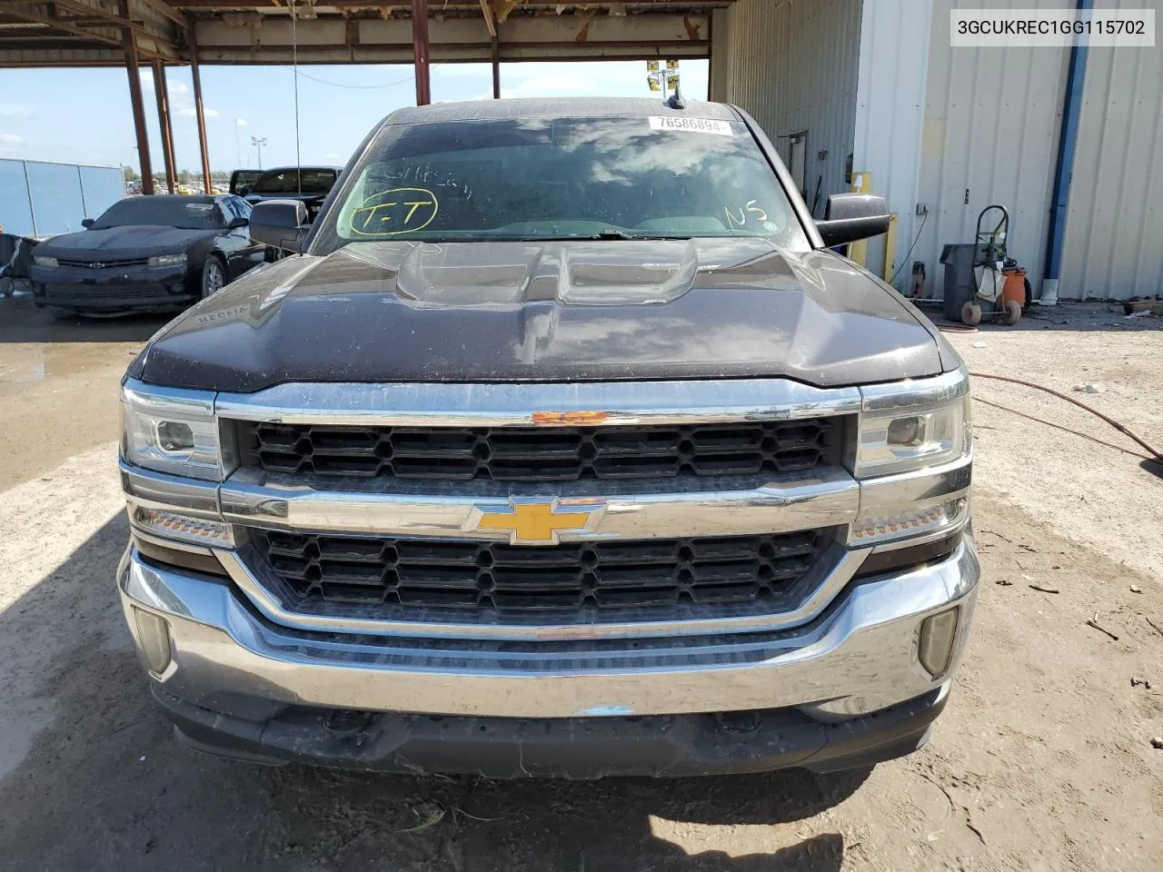 2016 Chevrolet Silverado K1500 Lt VIN: 3GCUKREC1GG115702 Lot: 76586894