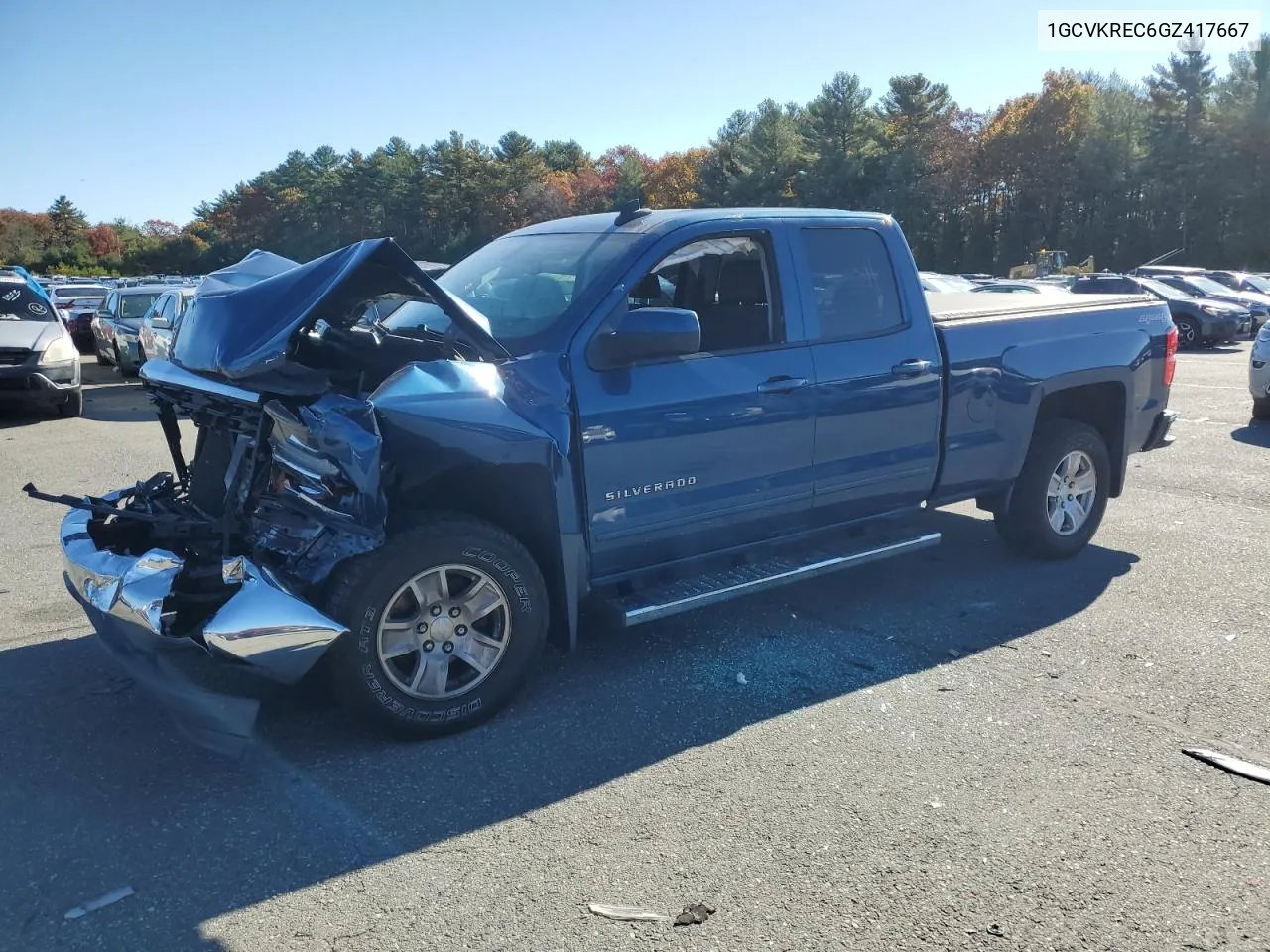 2016 Chevrolet Silverado K1500 Lt VIN: 1GCVKREC6GZ417667 Lot: 76680764