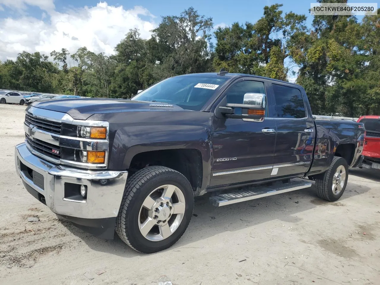 2016 Chevrolet Silverado K2500 Heavy Duty Ltz VIN: 1GC1KWE84GF205280 Lot: 77084444