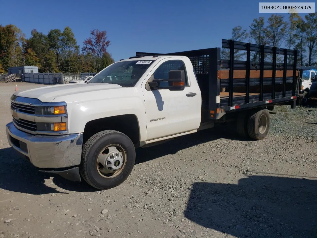 2016 Chevrolet Silverado C3500 VIN: 1GB3CYCG0GF249079 Lot: 77567614