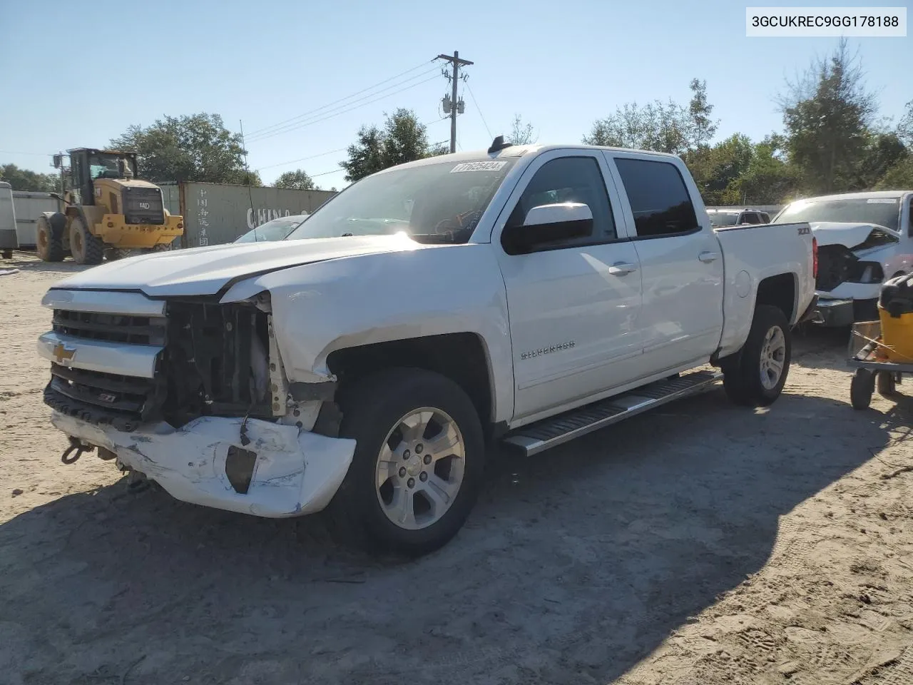 2016 Chevrolet Silverado K1500 Lt VIN: 3GCUKREC9GG178188 Lot: 77625424