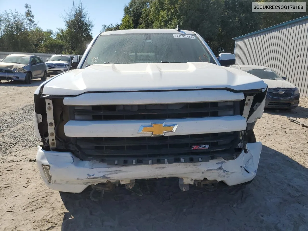 3GCUKREC9GG178188 2016 Chevrolet Silverado K1500 Lt