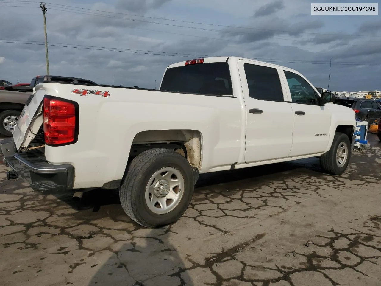 2016 Chevrolet Silverado K1500 VIN: 3GCUKNEC0GG194398 Lot: 77778644