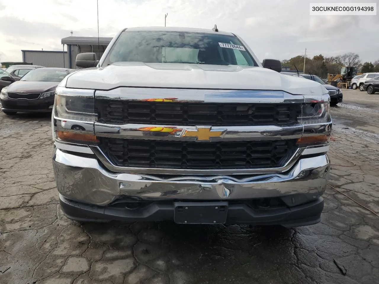 2016 Chevrolet Silverado K1500 VIN: 3GCUKNEC0GG194398 Lot: 77778644