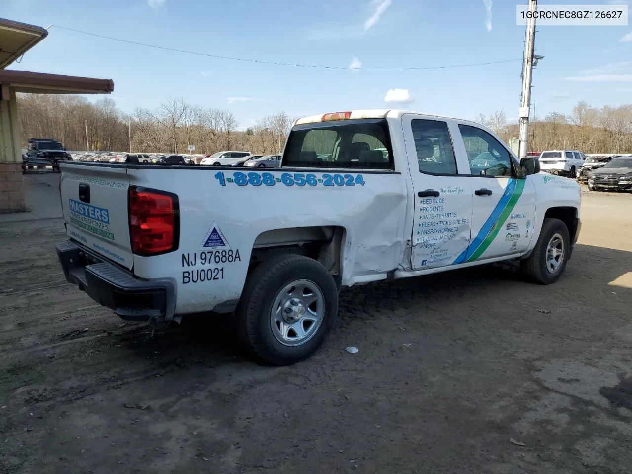 2016 Chevrolet Silverado C1500 VIN: 1GCRCNEC8GZ126627 Lot: 77828274