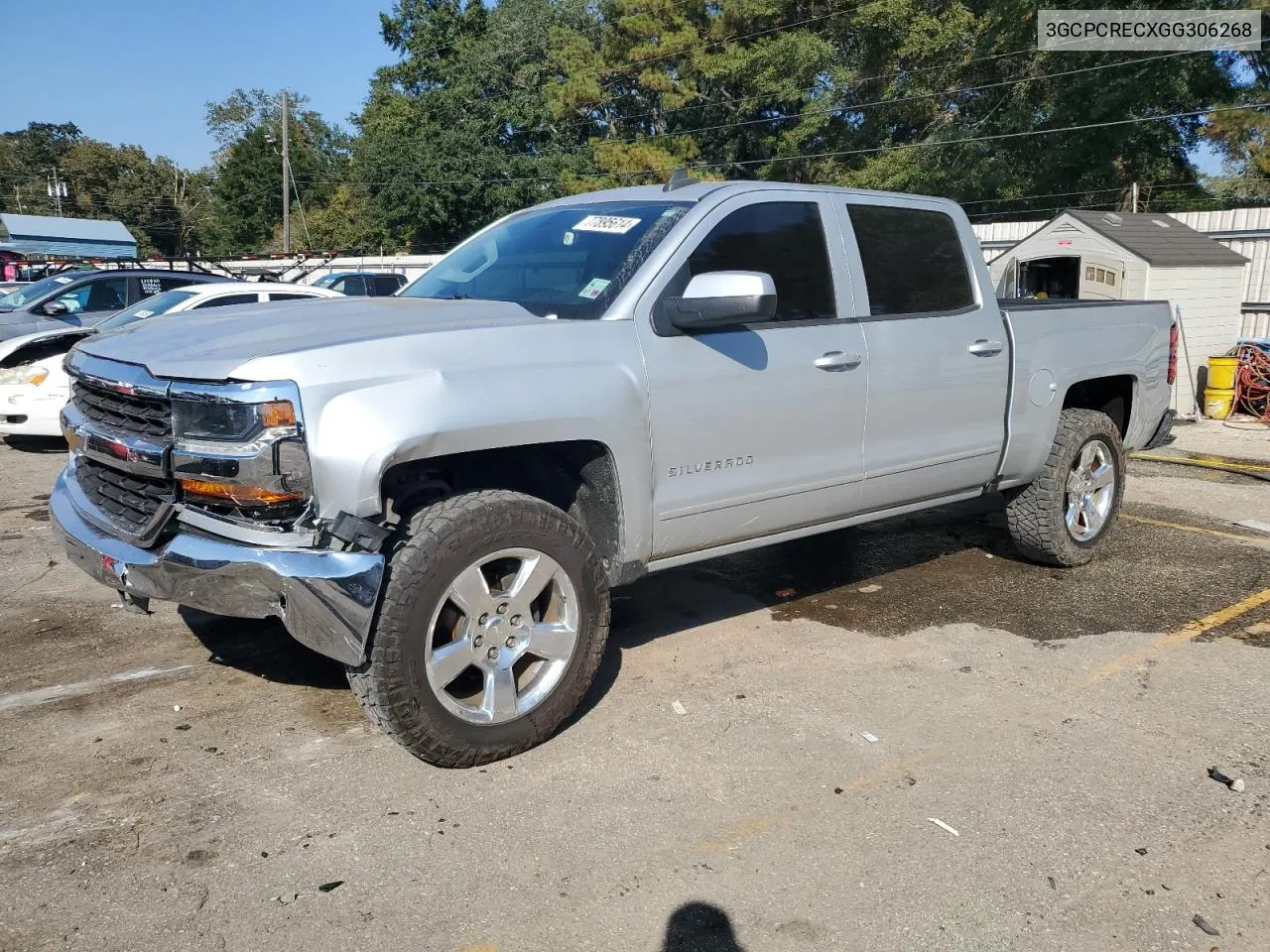 2016 Chevrolet Silverado C1500 Lt VIN: 3GCPCRECXGG306268 Lot: 77895614