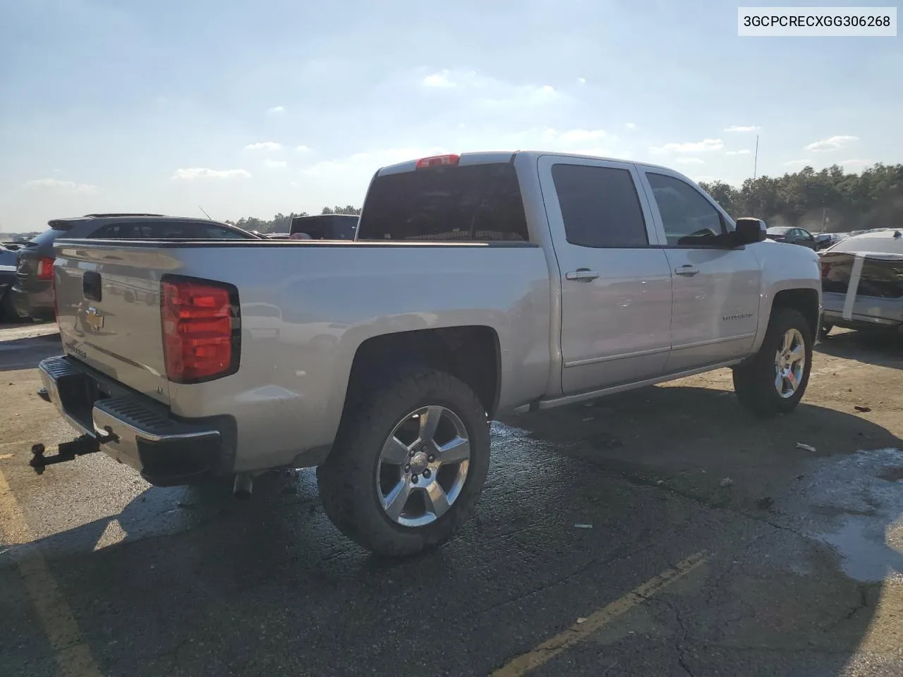 2016 Chevrolet Silverado C1500 Lt VIN: 3GCPCRECXGG306268 Lot: 77895614