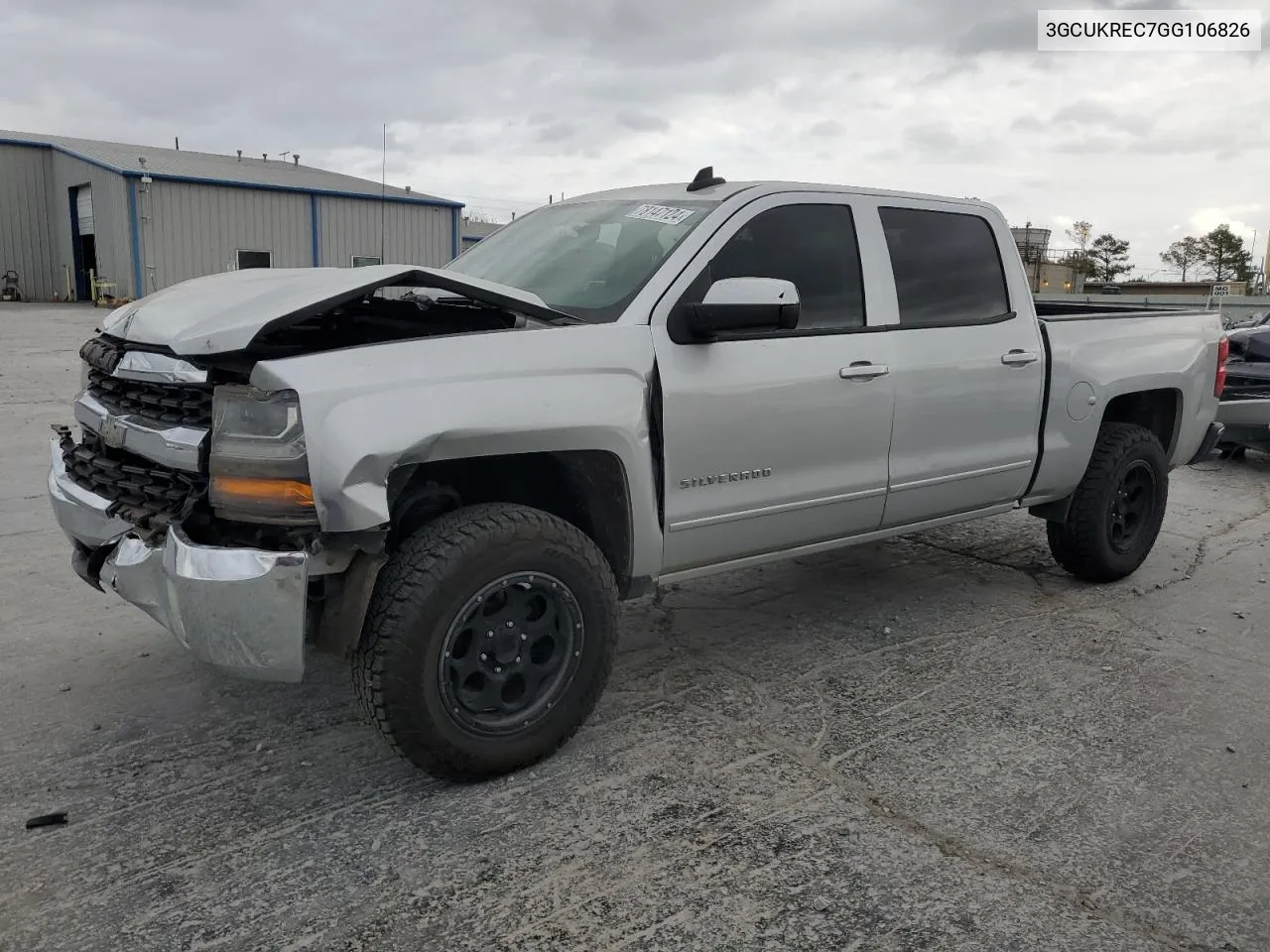 2016 Chevrolet Silverado K1500 Lt VIN: 3GCUKREC7GG106826 Lot: 78147124