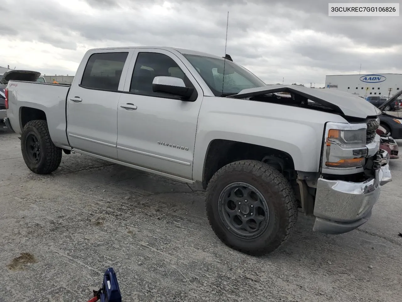 2016 Chevrolet Silverado K1500 Lt VIN: 3GCUKREC7GG106826 Lot: 78147124