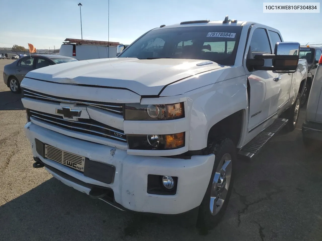 2016 Chevrolet Silverado K2500 Heavy Duty Ltz VIN: 1GC1KWE81GF304834 Lot: 78178584