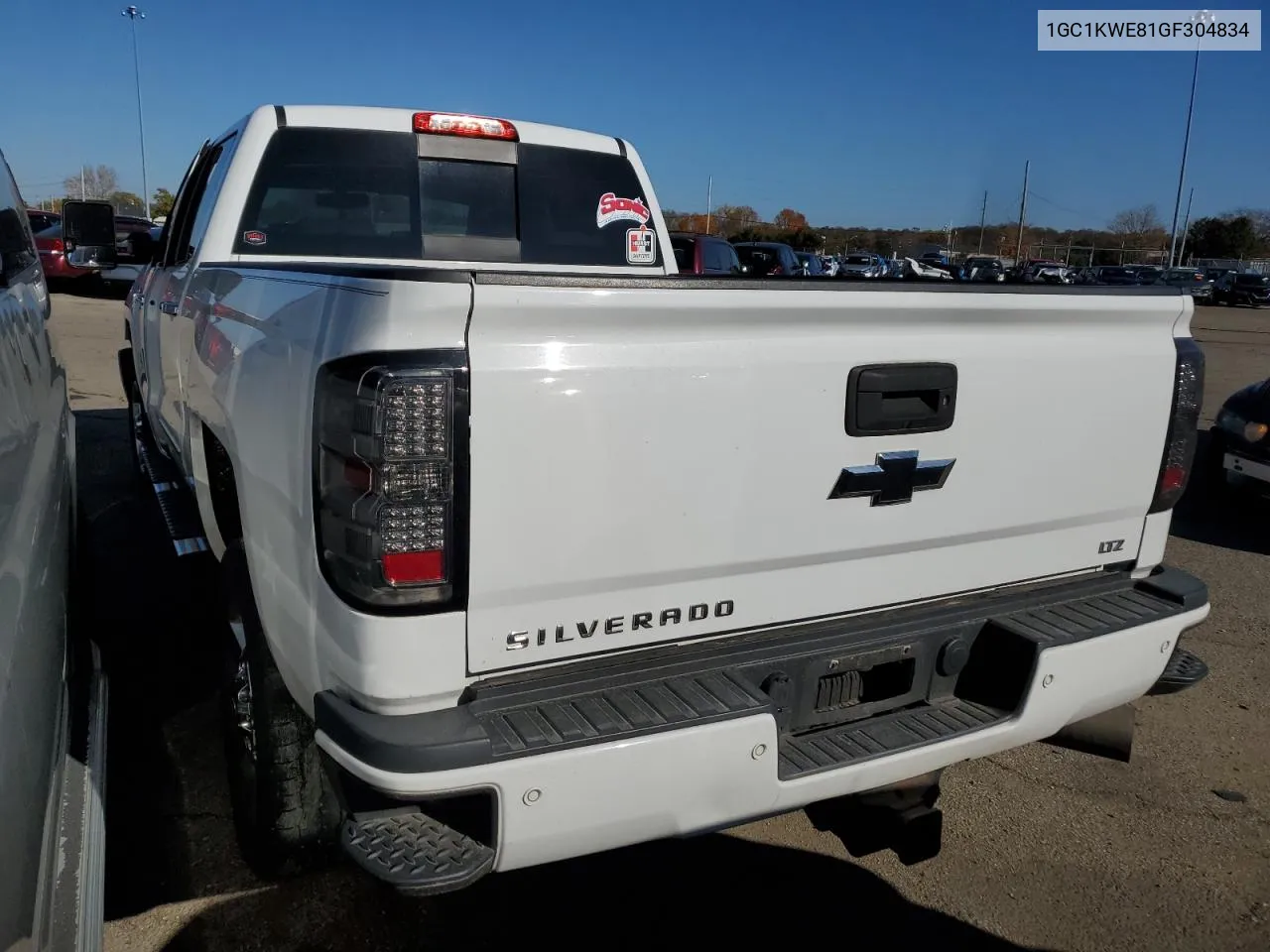 2016 Chevrolet Silverado K2500 Heavy Duty Ltz VIN: 1GC1KWE81GF304834 Lot: 78178584