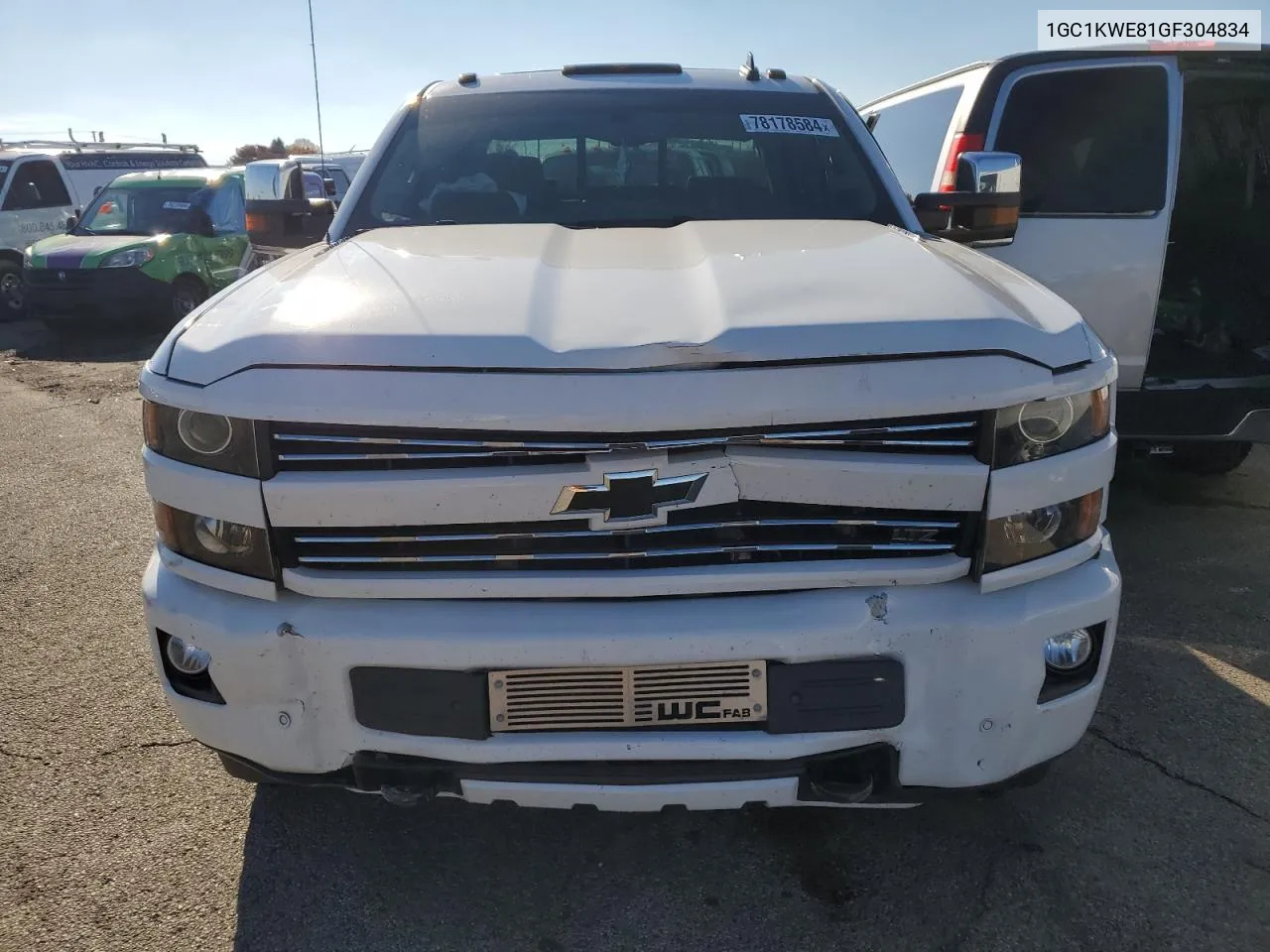 2016 Chevrolet Silverado K2500 Heavy Duty Ltz VIN: 1GC1KWE81GF304834 Lot: 78178584