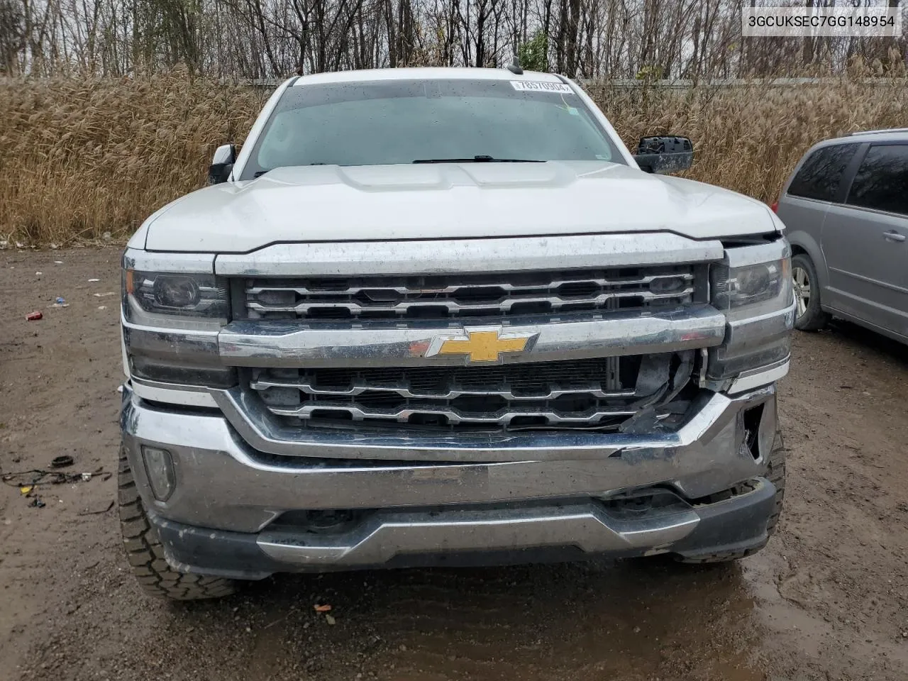 2016 Chevrolet Silverado K1500 Ltz VIN: 3GCUKSEC7GG148954 Lot: 78570904