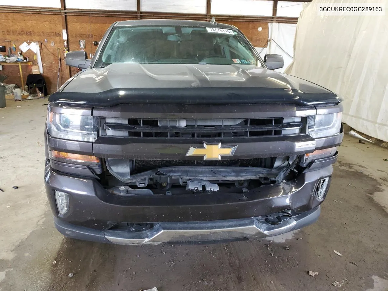 2016 Chevrolet Silverado K1500 Lt VIN: 3GCUKREC0GG289163 Lot: 78670114