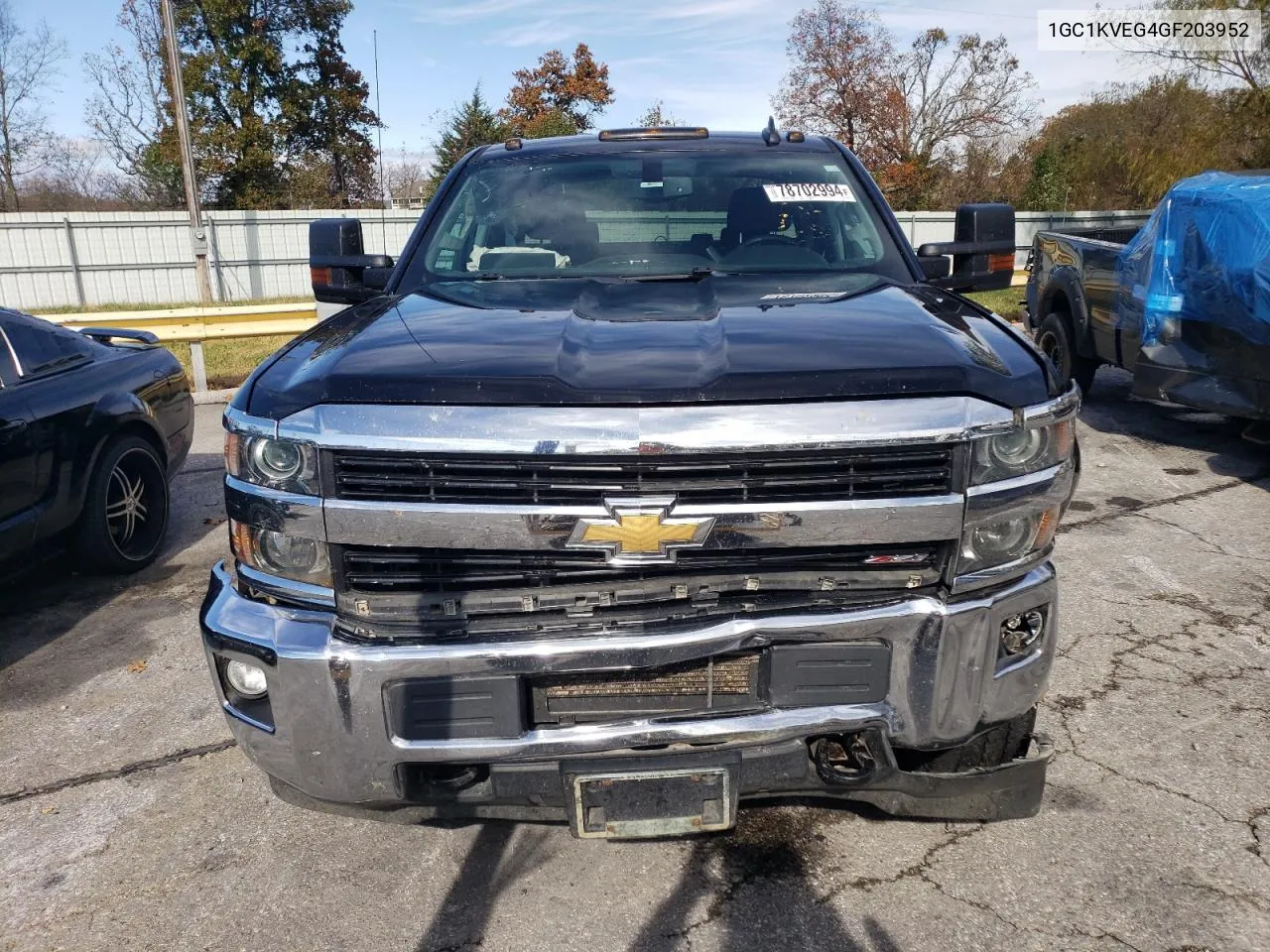 2016 Chevrolet Silverado K2500 Heavy Duty Lt VIN: 1GC1KVEG4GF203952 Lot: 78702994