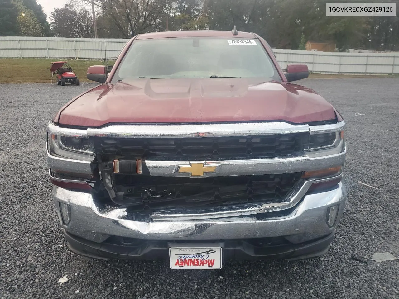 1GCVKRECXGZ429126 2016 Chevrolet Silverado K1500 Lt