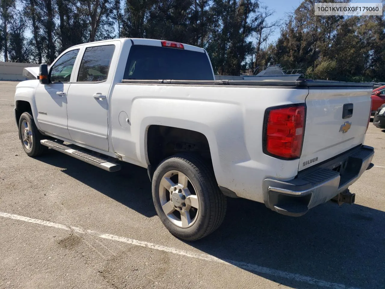 2016 Chevrolet Silverado K2500 Heavy Duty Lt VIN: 1GC1KVEGXGF179060 Lot: 78910544