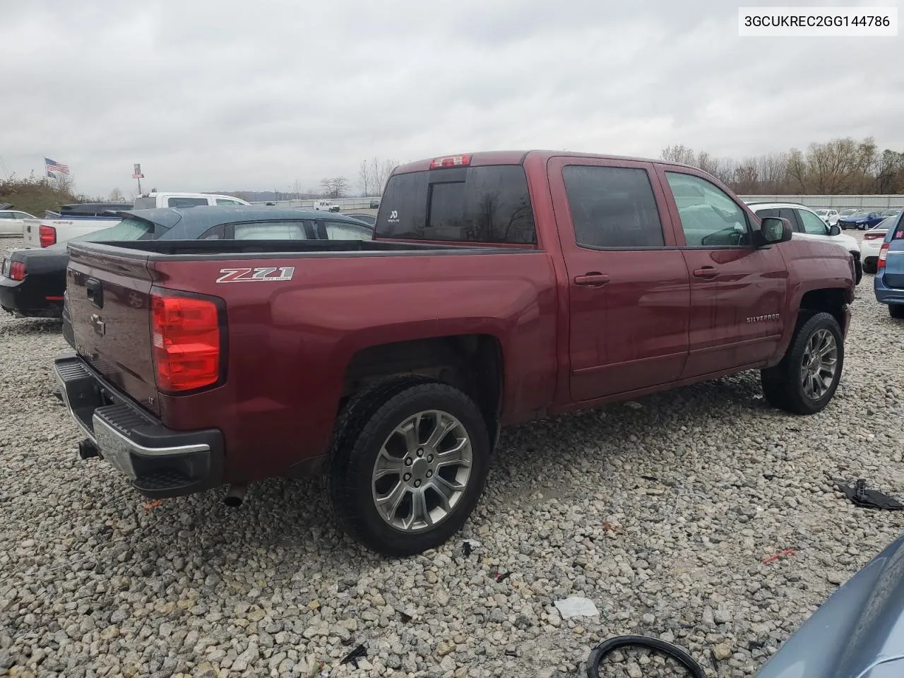 2016 Chevrolet Silverado K1500 Lt VIN: 3GCUKREC2GG144786 Lot: 78972914