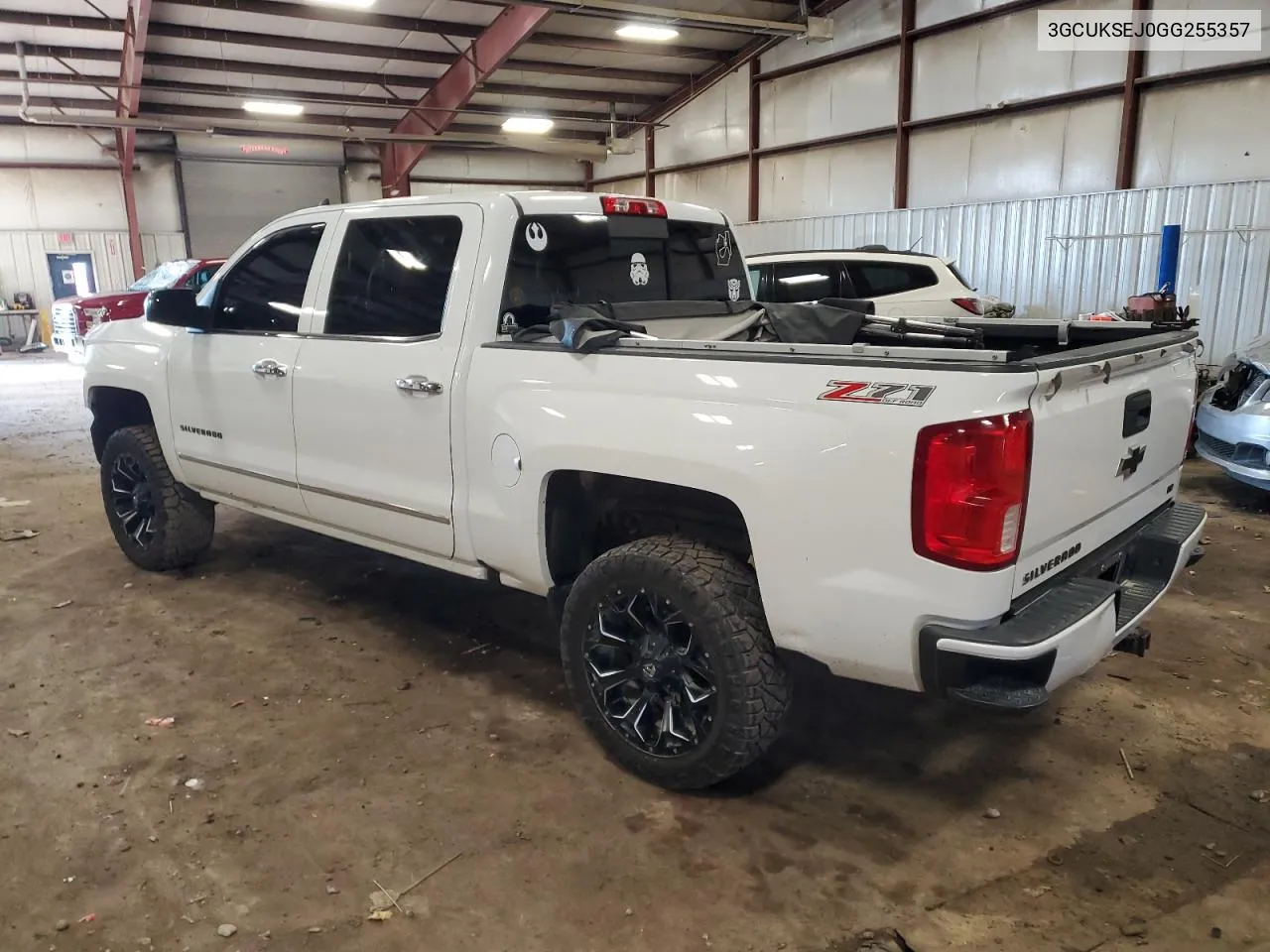 2016 Chevrolet Silverado K1500 Ltz VIN: 3GCUKSEJ0GG255357 Lot: 78987574