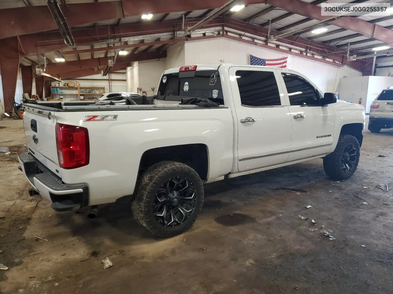 2016 Chevrolet Silverado K1500 Ltz VIN: 3GCUKSEJ0GG255357 Lot: 78987574