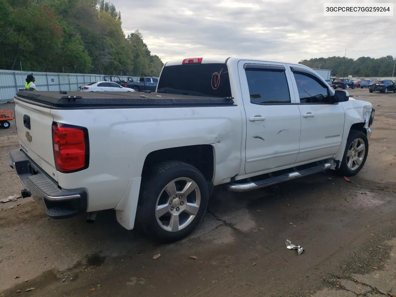 2016 Chevrolet Silverado C1500 Lt VIN: 3GCPCREC7GG259264 Lot: 79176264