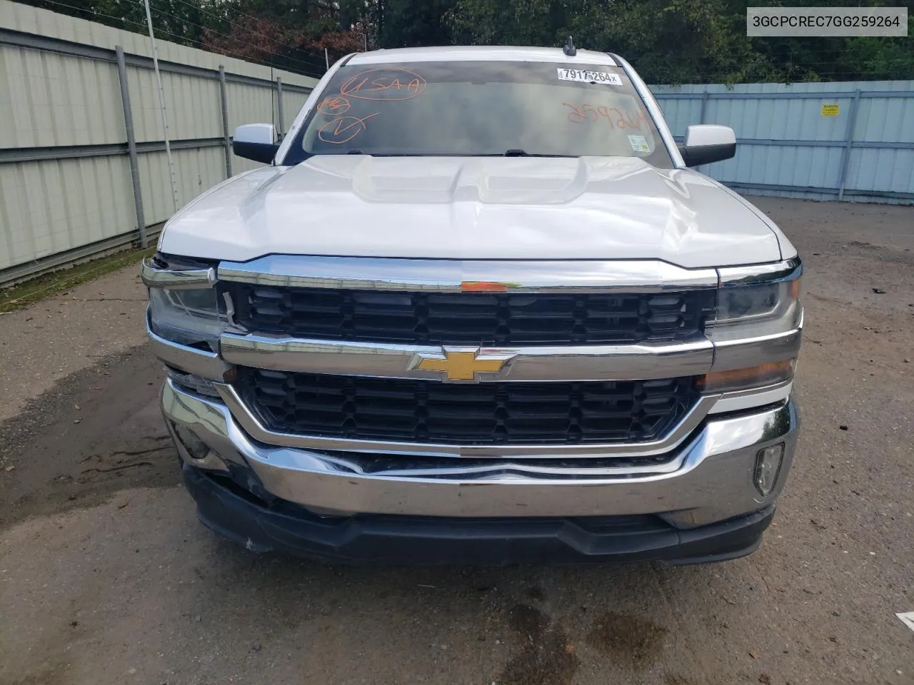 2016 Chevrolet Silverado C1500 Lt VIN: 3GCPCREC7GG259264 Lot: 79176264