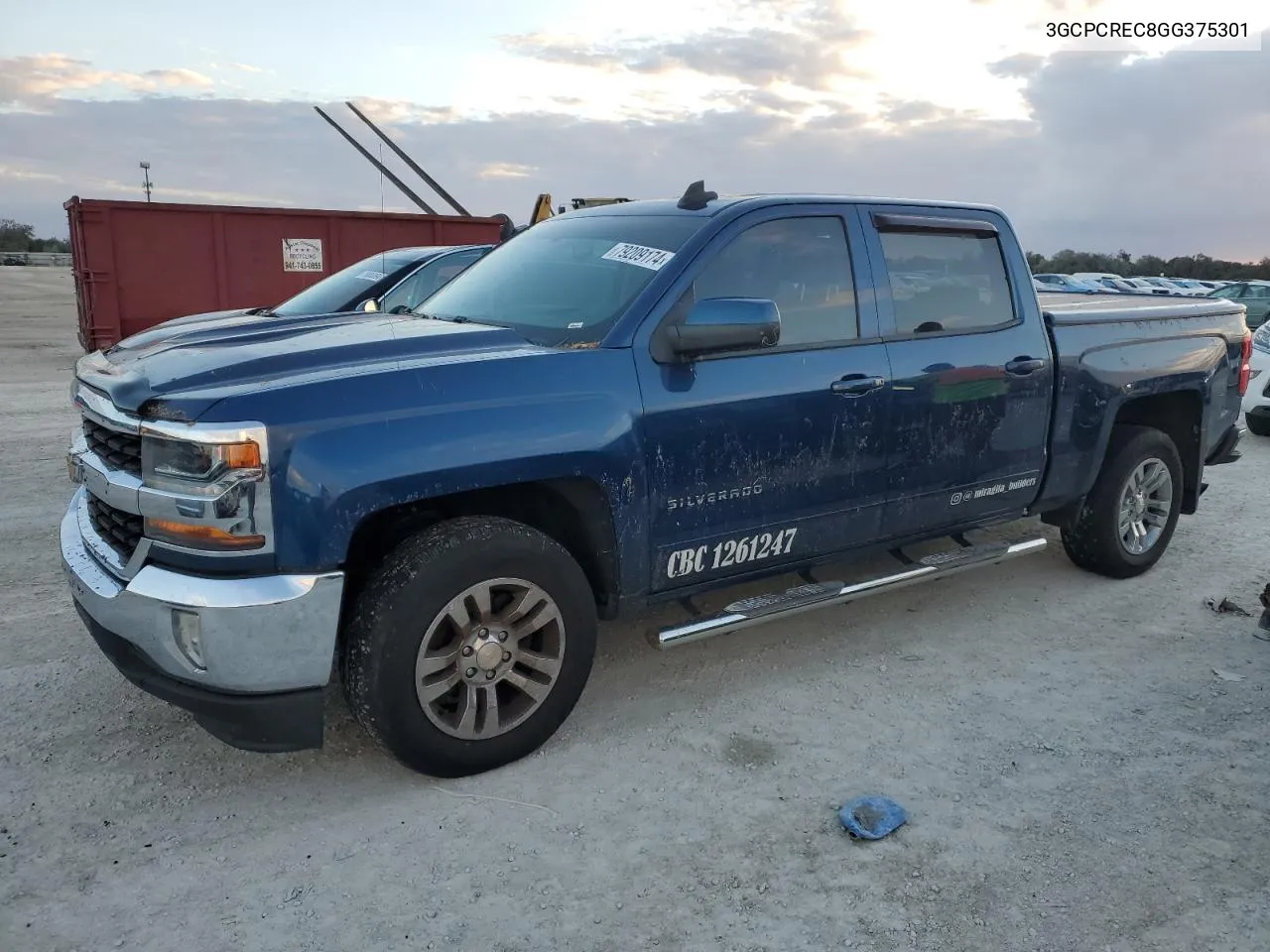 2016 Chevrolet Silverado C1500 Lt VIN: 3GCPCREC8GG375301 Lot: 79209174