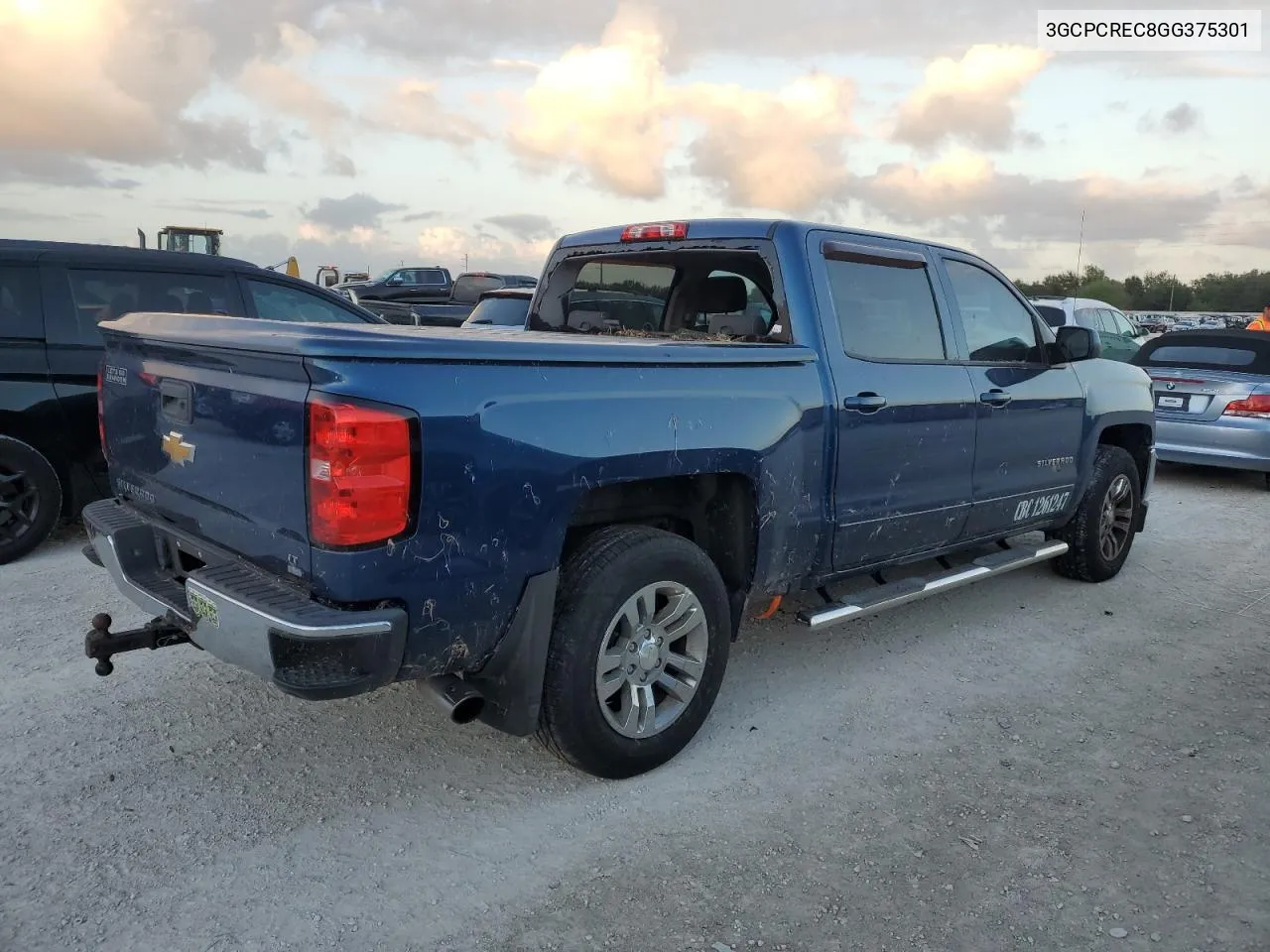 2016 Chevrolet Silverado C1500 Lt VIN: 3GCPCREC8GG375301 Lot: 79209174