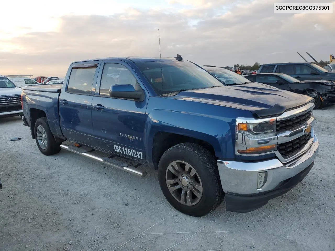 2016 Chevrolet Silverado C1500 Lt VIN: 3GCPCREC8GG375301 Lot: 79209174