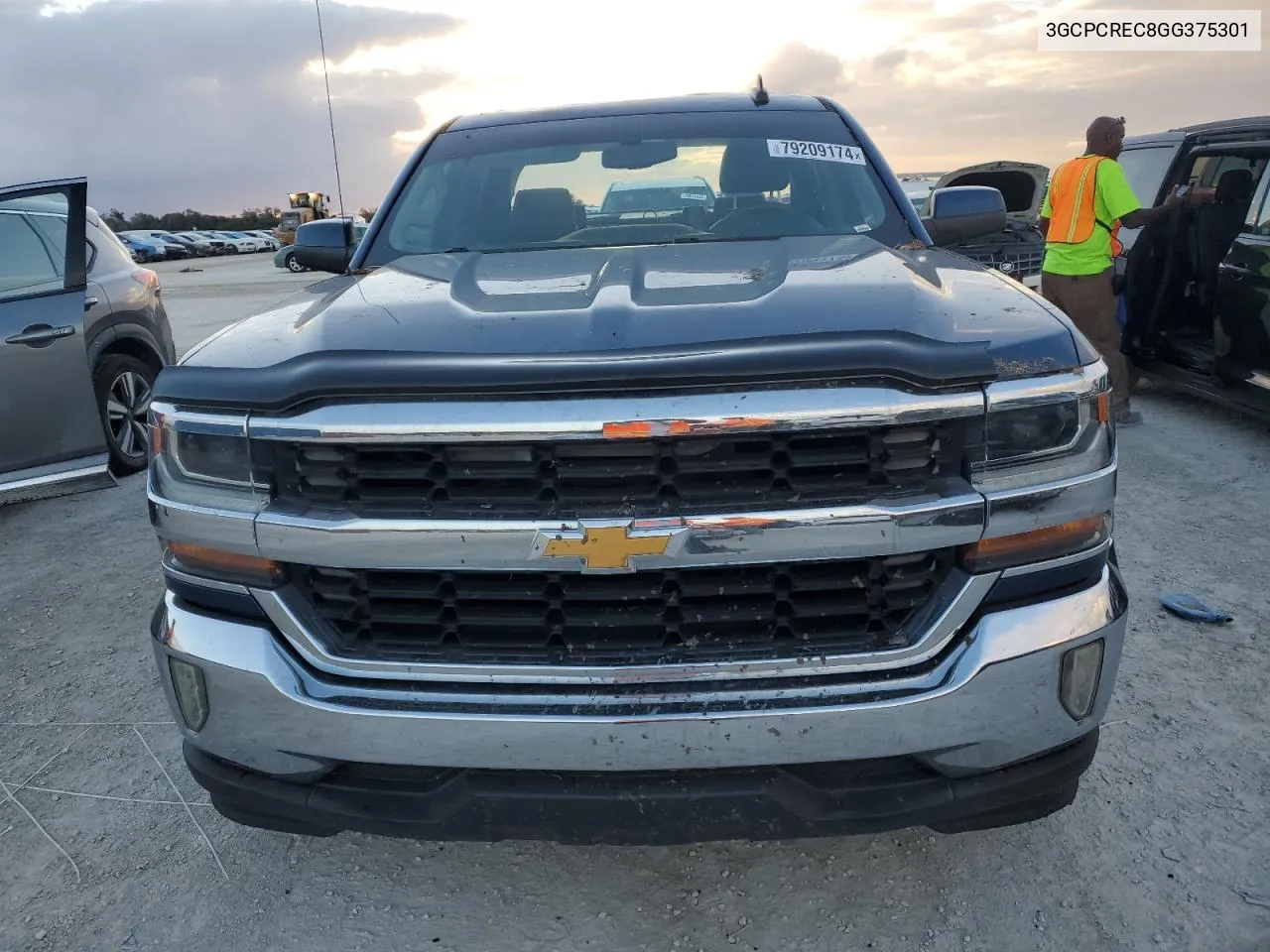 2016 Chevrolet Silverado C1500 Lt VIN: 3GCPCREC8GG375301 Lot: 79209174