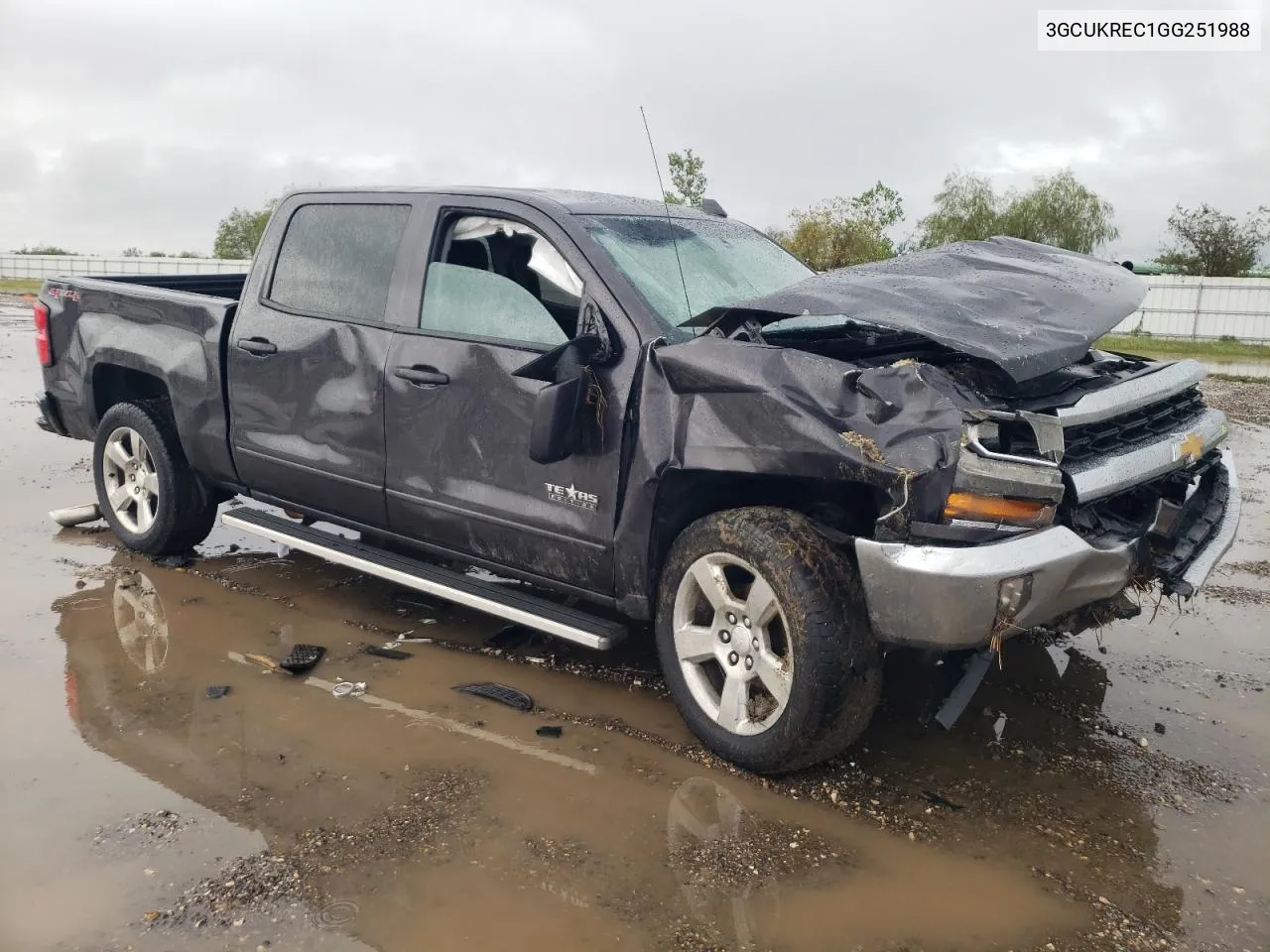 2016 Chevrolet Silverado K1500 Lt VIN: 3GCUKREC1GG251988 Lot: 79306094