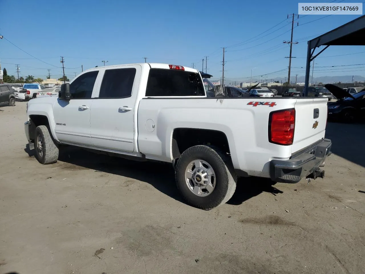 2016 Chevrolet Silverado K2500 Heavy Duty Lt VIN: 1GC1KVE81GF147669 Lot: 79731124