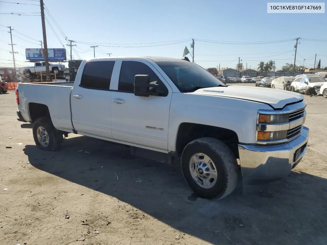 2016 Chevrolet Silverado K2500 Heavy Duty Lt VIN: 1GC1KVE81GF147669 Lot: 79731124