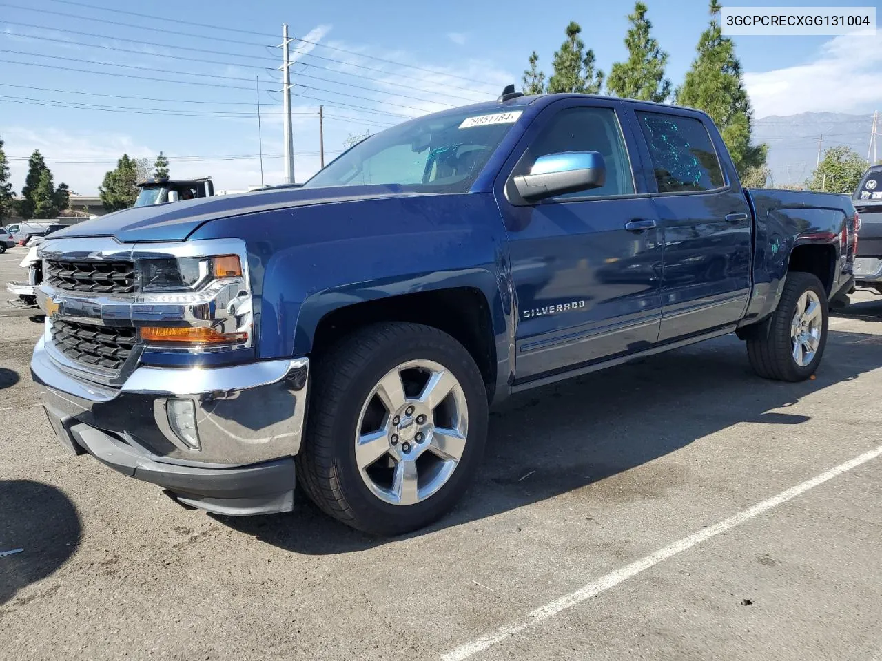 2016 Chevrolet Silverado C1500 Lt VIN: 3GCPCRECXGG131004 Lot: 79851184