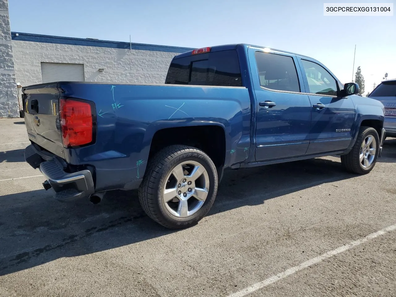 2016 Chevrolet Silverado C1500 Lt VIN: 3GCPCRECXGG131004 Lot: 79851184