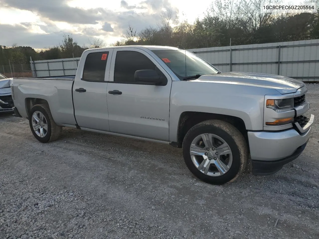 2016 Chevrolet Silverado C1500 Custom VIN: 1GCRCPEC6GZ205564 Lot: 80423034