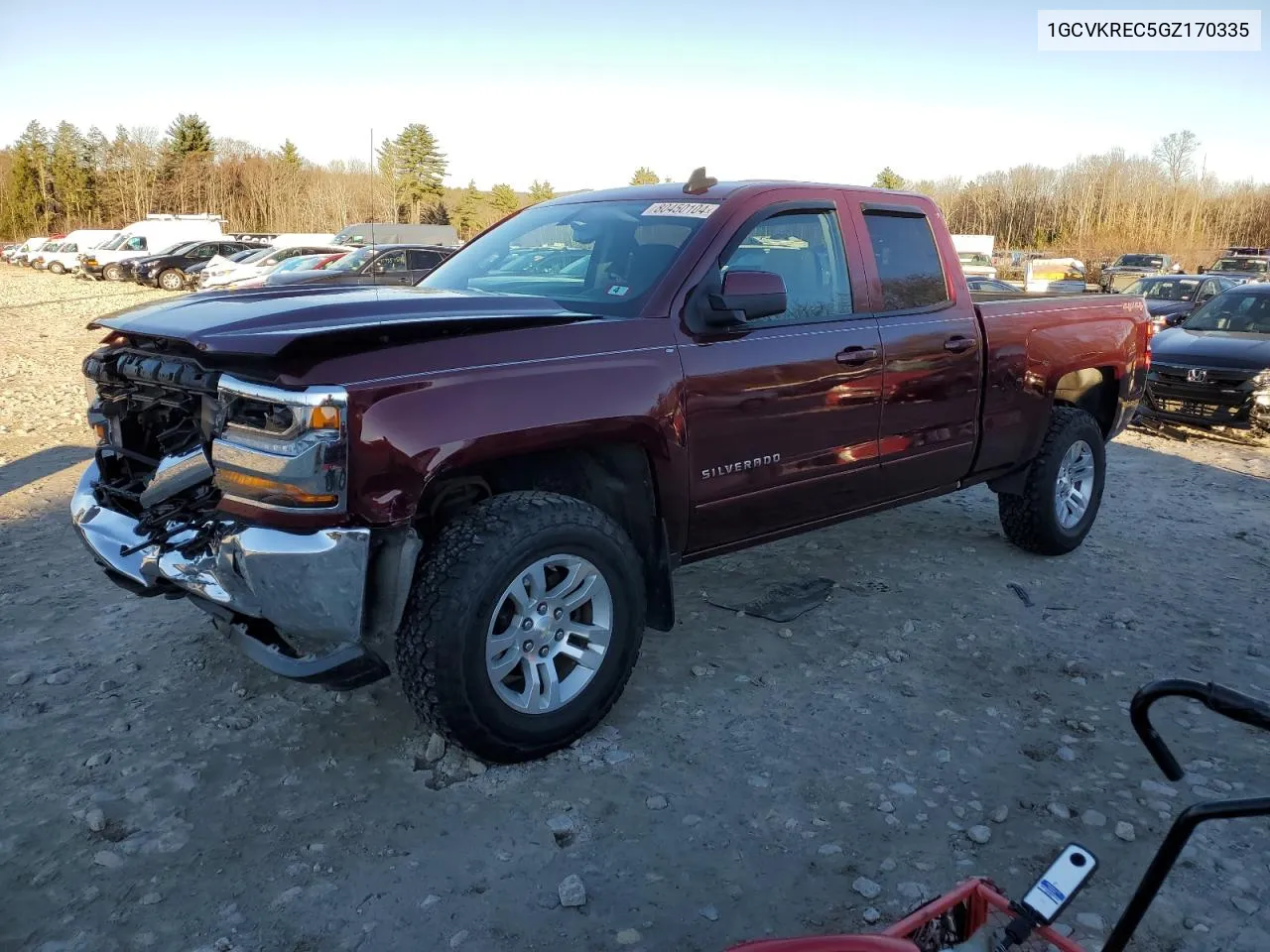 2016 Chevrolet Silverado K1500 Lt VIN: 1GCVKREC5GZ170335 Lot: 80450104