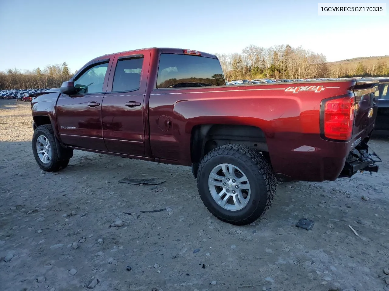 2016 Chevrolet Silverado K1500 Lt VIN: 1GCVKREC5GZ170335 Lot: 80450104