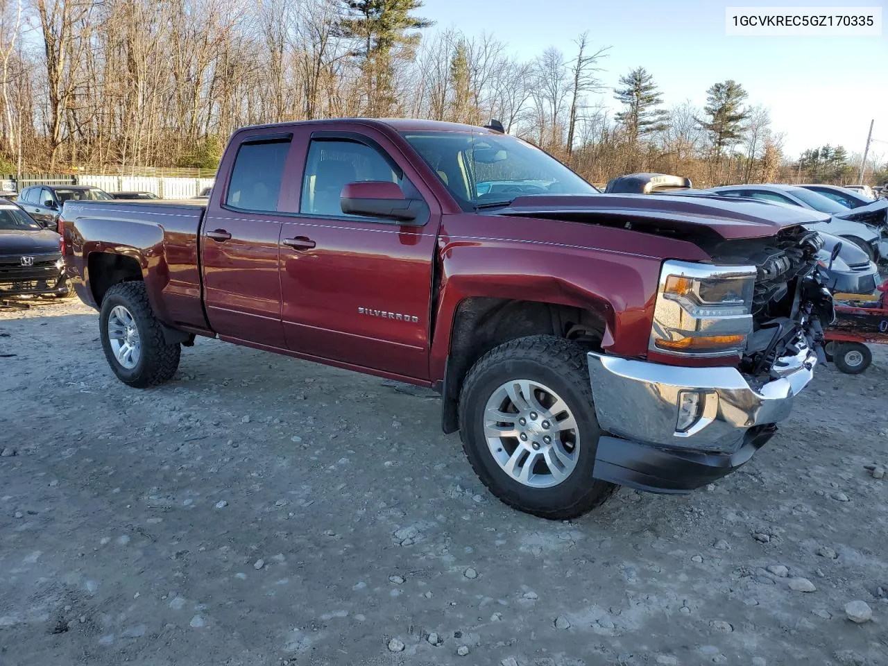 2016 Chevrolet Silverado K1500 Lt VIN: 1GCVKREC5GZ170335 Lot: 80450104