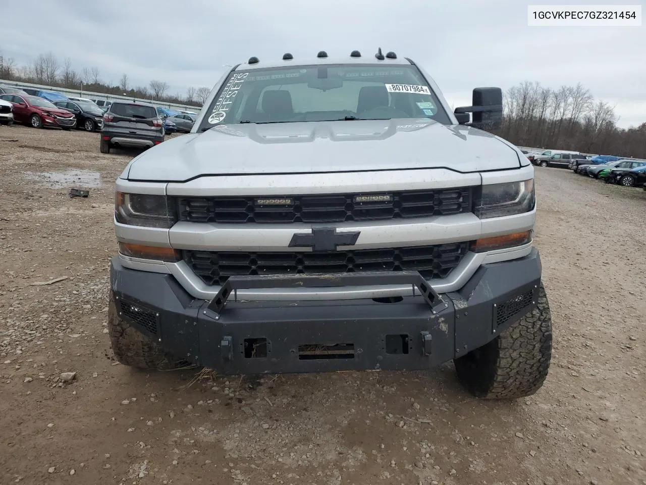 2016 Chevrolet Silverado K1500 Custom VIN: 1GCVKPEC7GZ321454 Lot: 80707984