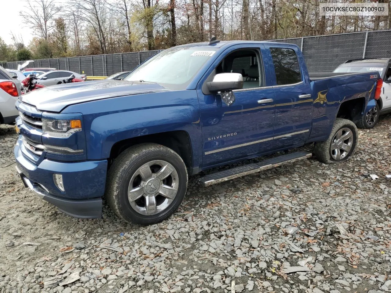 2016 Chevrolet Silverado K1500 Ltz VIN: 1GCVKSEC8GZ100903 Lot: 81032224