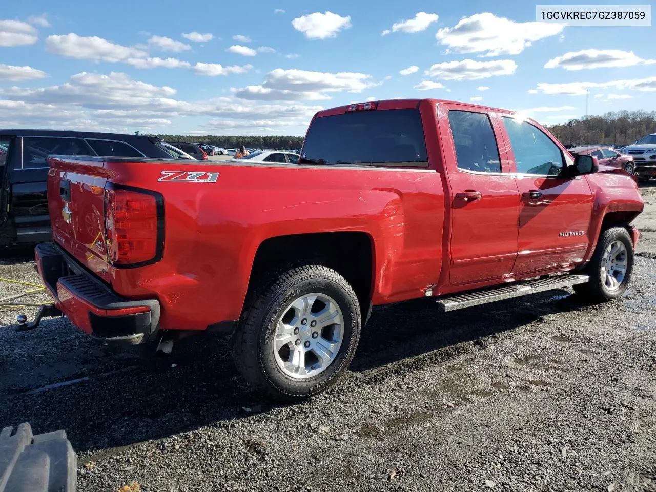 2016 Chevrolet Silverado K1500 Lt VIN: 1GCVKREC7GZ387059 Lot: 81114074