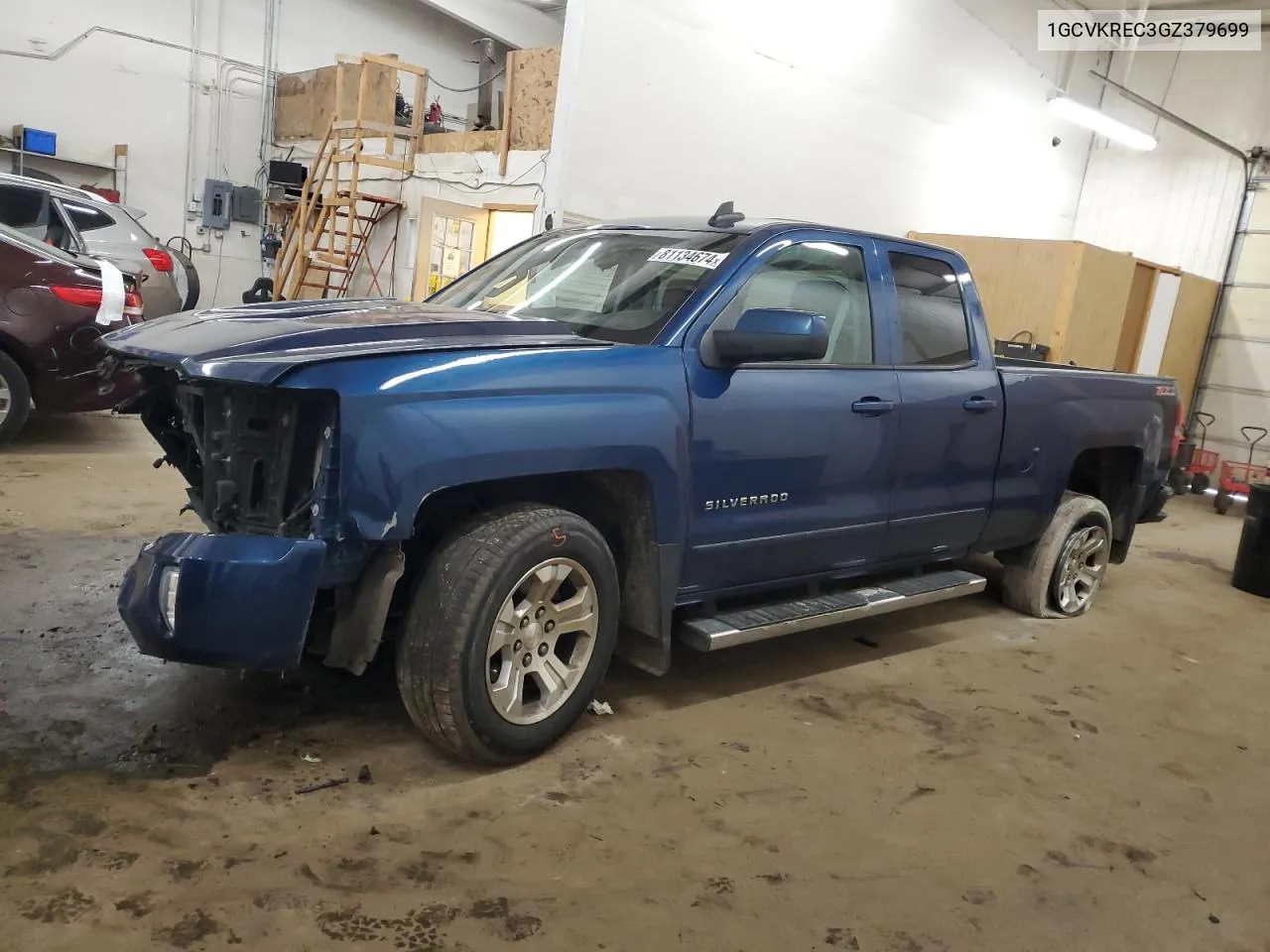 2016 Chevrolet Silverado K1500 Lt VIN: 1GCVKREC3GZ379699 Lot: 81134674