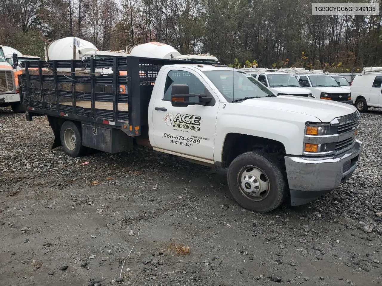 2016 Chevrolet Silverado C3500 VIN: 1GB3CYCG6GF249135 Lot: 81568424